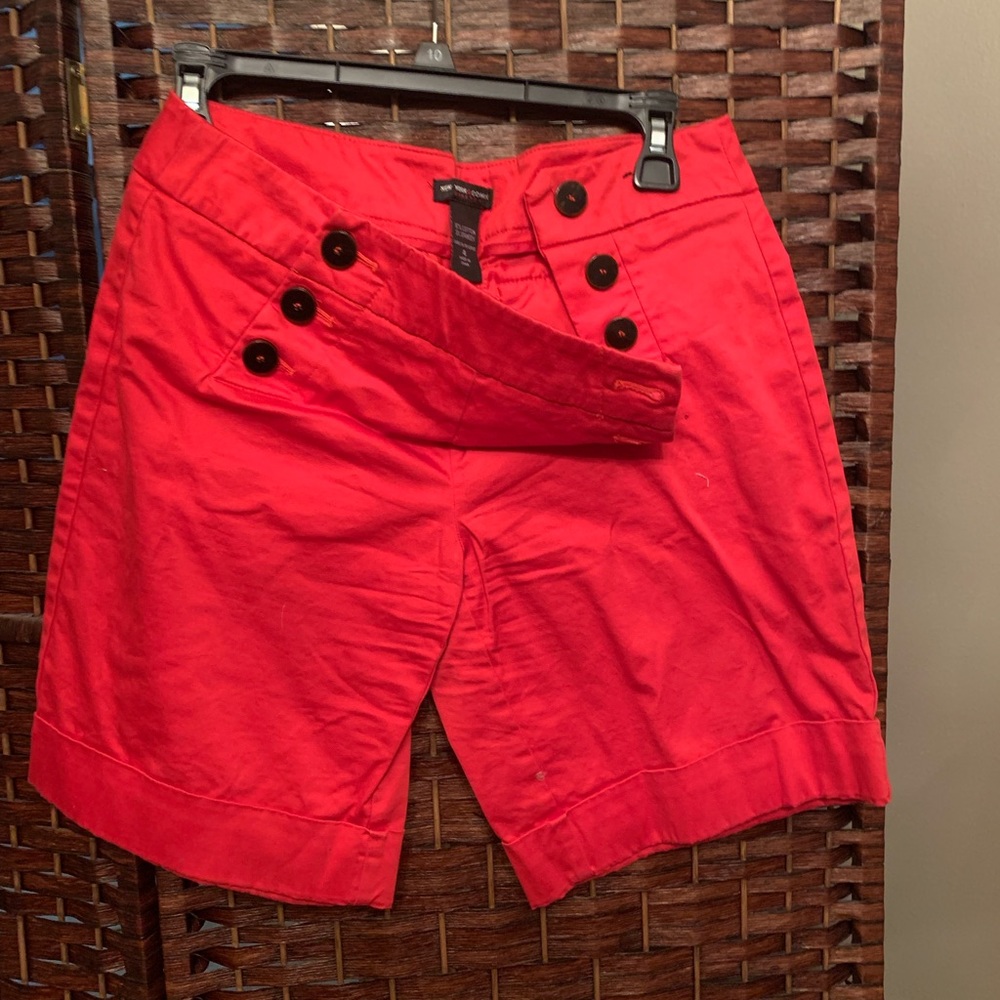 Red shorts